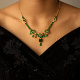 Zircon Necklace-250 (Green)